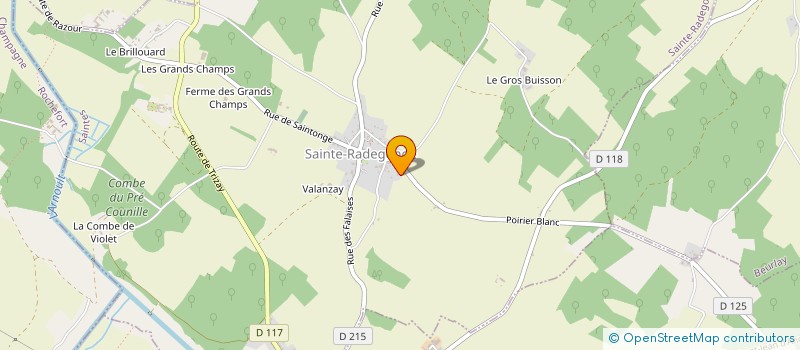 localisation de l'entreprise COMMUNE DE PLASSAY  PLASSAY