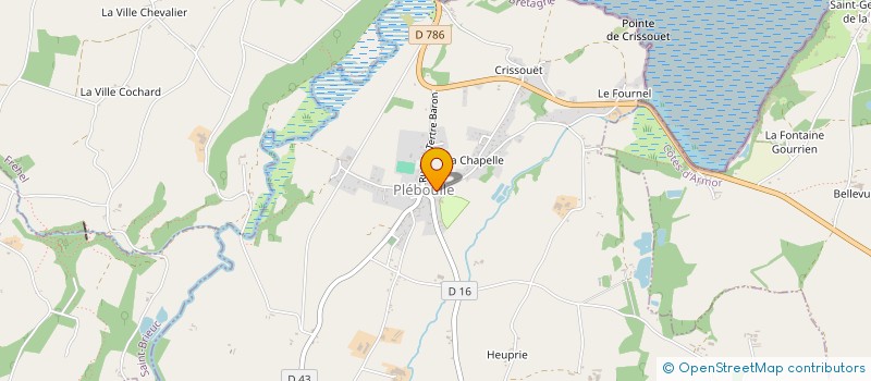 localisation de l'entreprise COMMUNE DE PLEBOULLE  PLEBOULLE