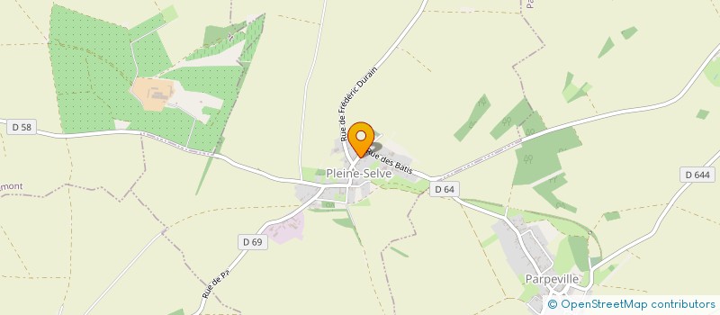 localisation de l'entreprise COMMUNE DE PLEINE SELVE  PLEINE-SELVE