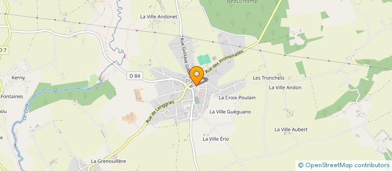 localisation de l'entreprise COMMUNE DE PLELO à PLELO