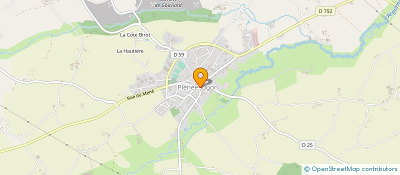 localisation de l'entreprise COMMUNE DE PLENEE JUGON  PLENEE-JUGON