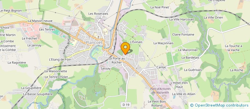 localisation de l'entreprise COMMUNE DE PLOREC SUR ARGUENON  PLOREC-SUR-ARGUENON