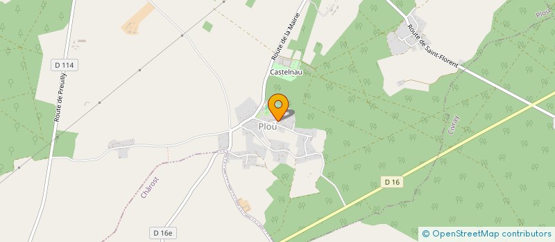 localisation de l'entreprise COMMUNE DE PLOU  PLOU