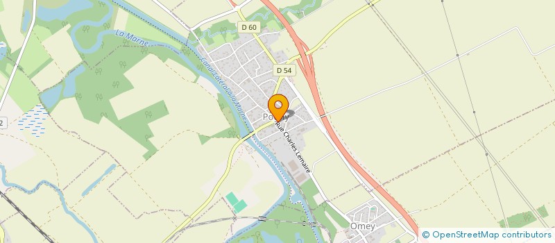 localisation de l'entreprise COMMUNE DE POGNY  POGNY