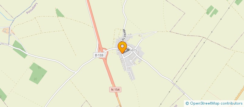 localisation de l'entreprise COMMUNE DE POISVILLIERS à POISVILLIERS