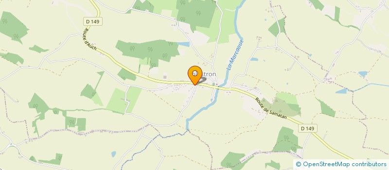 localisation de l'entreprise COMMUNE DE POLASTRON  POLASTRON