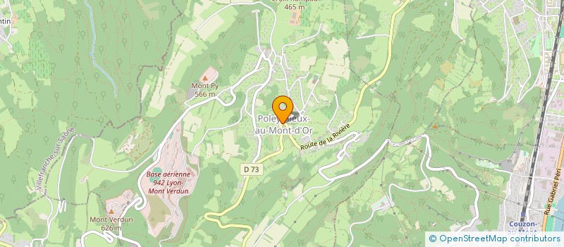 localisation de l'entreprise COMMUNE DE POLEYMIEUX AU MONT D OR  POLEYMIEUX-AU-MONT-D'OR