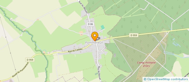 localisation de l'entreprise COMMUNE DE POMMEREUIL à POMMEREUIL