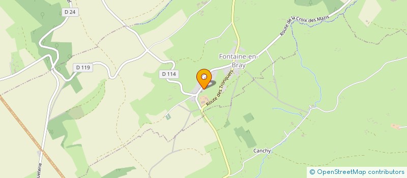 localisation de l'entreprise COMMUNE DE POMMEREUX  POMMEREUX