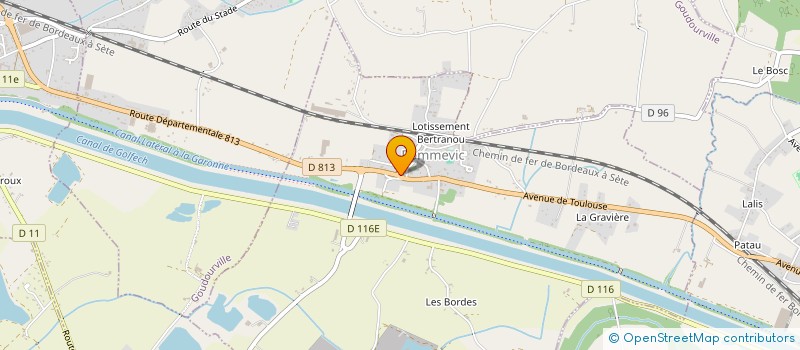 localisation de l'entreprise COMMUNE DE POMMEVIC  POMMEVIC