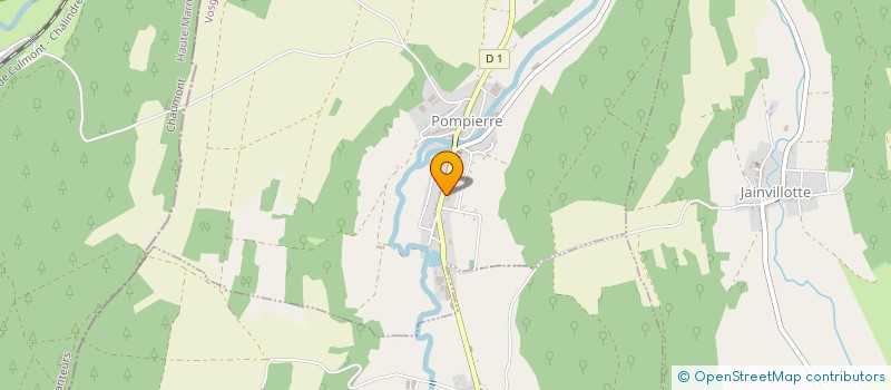 localisation de l'entreprise COMMUNE DE POMPIERRE  POMPIERRE