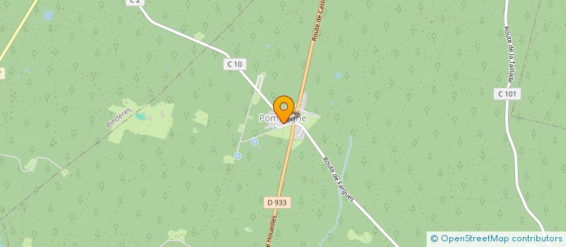 localisation de l'entreprise COMMUNE DE POMPOGNE  POMPOGNE
