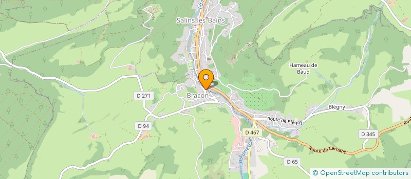 localisation de l'entreprise COMMUNE DE PONT D HERY  PONT-D'HERY