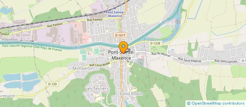 localisation de l'entreprise COMMUNE DE PONT SAINTE MAXENCE à PONT-SAINTE-MAXENCE