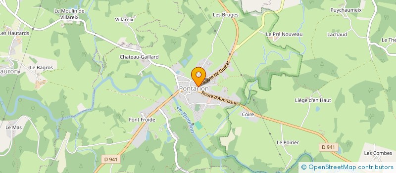 localisation de l'entreprise COMMUNE DE PONTARION à PONTARION