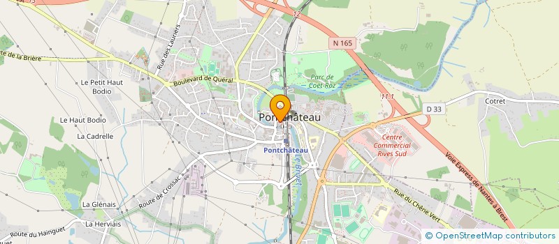 localisation de l'entreprise COMMUNE DE PONTCHATEAU à PONTCHATEAU