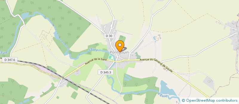 localisation de l'entreprise COMMUNE DE PONTGOUIN à PONTGOUIN