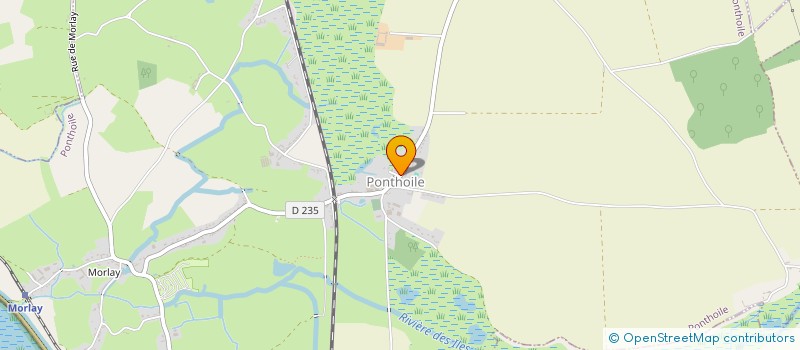 localisation de l'entreprise COMMUNE DE PONTHOILE  PONTHOILE
