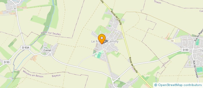 localisation de l'entreprise COMMUNE DE PONTS SUR SEULLES  PONTS SUR SEULLES