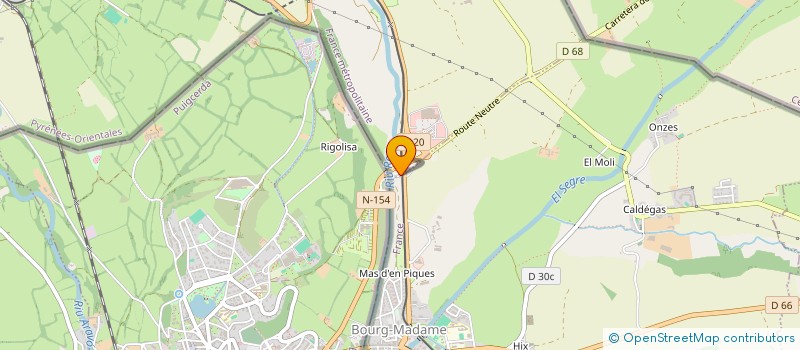 localisation de l'entreprise COMMUNE DE PORTA  PORTA