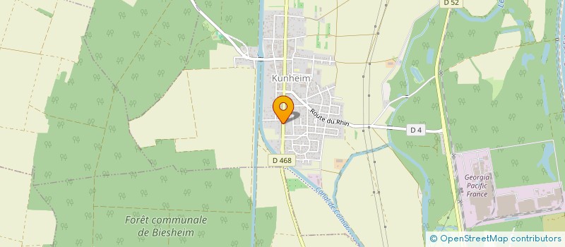 localisation de l'entreprise COMMUNE DE PORTE DU RIED à PORTE DU RIED
