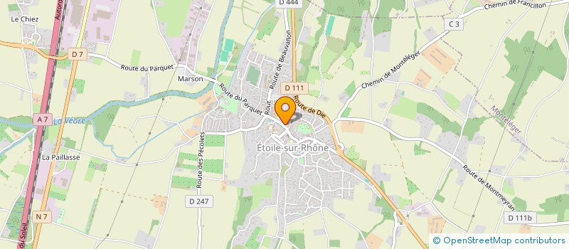 localisation de l'entreprise COMMUNE DE PORTES LES VALENCE  PORTES-LES-VALENCE