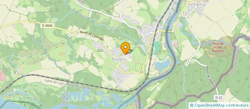 localisation de l'entreprise COMMUNE DE POUGNY  POUGNY