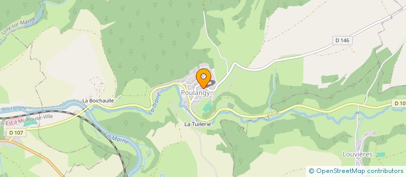 localisation de l'entreprise COMMUNE DE POULANGY à POULANGY