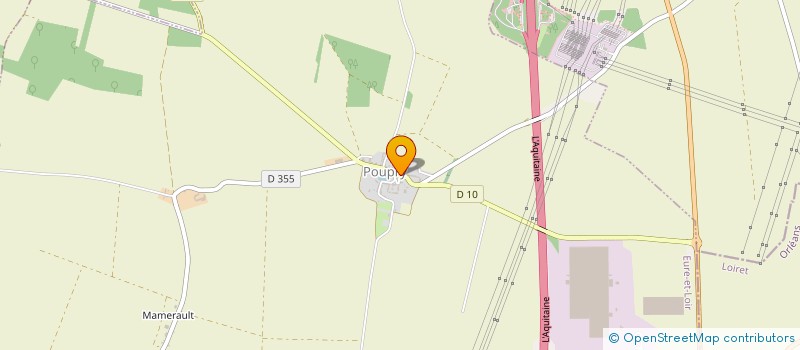 localisation de l'entreprise COMMUNE DE POUPRY à POUPRY