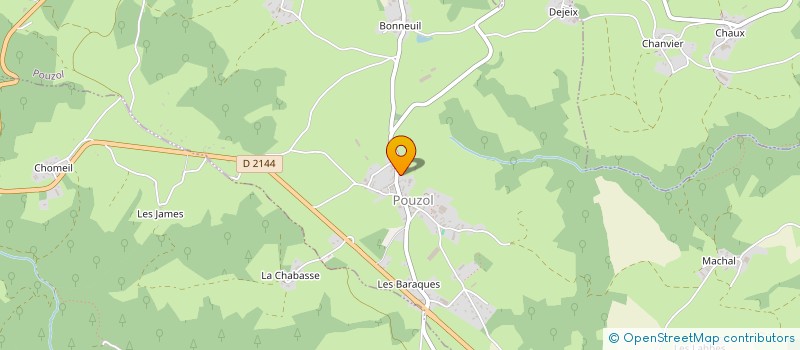 localisation de l'entreprise COMMUNE DE POUZOL  POUZOL