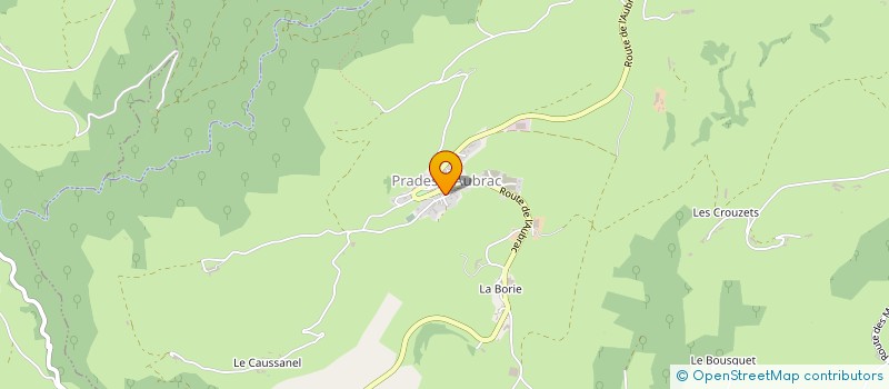 localisation de l'entreprise COMMUNE DE PRADES D AUBRAC  PRADES-D'AUBRAC