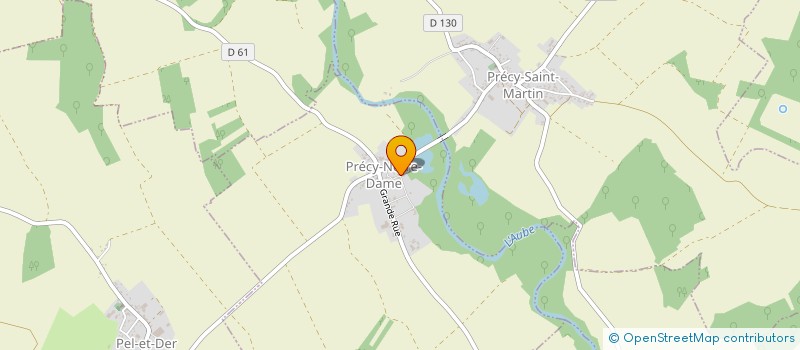 localisation de l'entreprise COMMUNE DE PRECY NOTRE DAME  PRECY-NOTRE-DAME