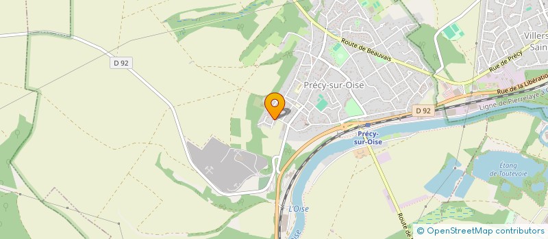 localisation de l'entreprise COMMUNE DE PRECY SUR OISE  PRECY-SUR-OISE