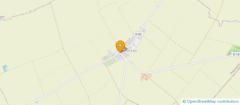 localisation de l'entreprise COMMUNE DE PREMIERFAIT  PREMIERFAIT