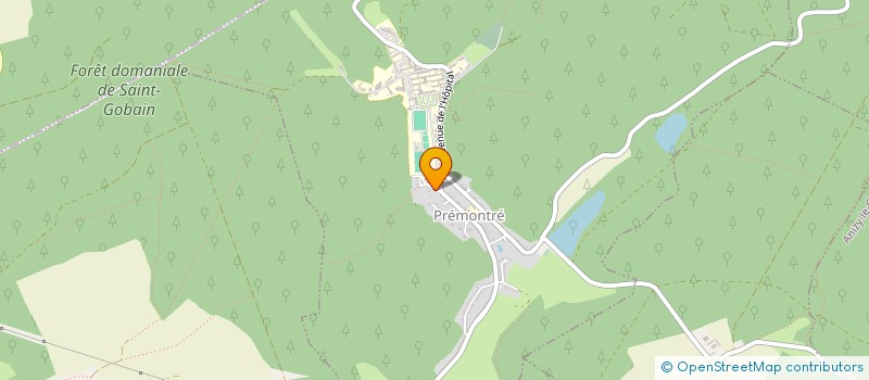 localisation de l'entreprise COMMUNE DE PREMONTRE  PREMONTRE