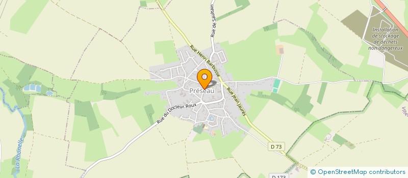 localisation de l'entreprise COMMUNE DE PRESEAU à PRESEAU