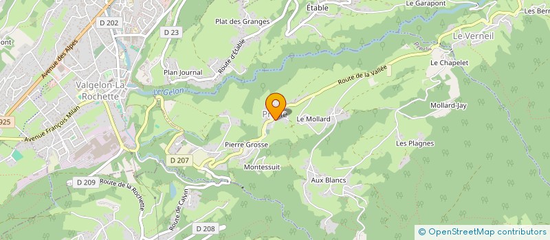 localisation de l'entreprise COMMUNE DE PRESLE  PRESLE