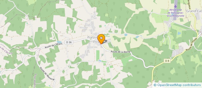 localisation de l'entreprise COMMUNE DE PRESSIGNAC VICQ  PRESSIGNAC-VICQ
