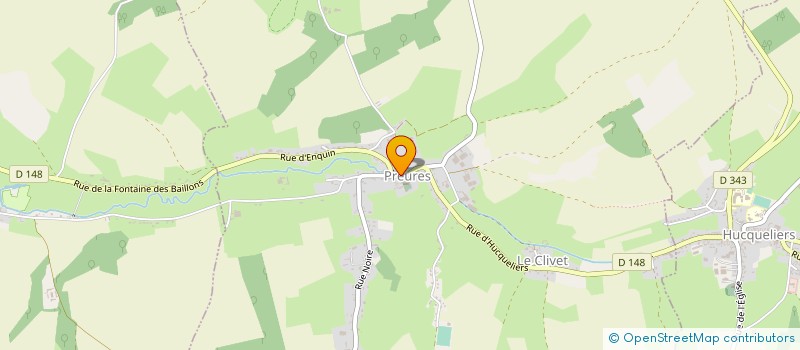 localisation de l'entreprise COMMUNE DE PREURES  PREURES