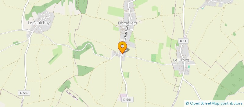 localisation de l'entreprise COMMUNE DE PREVILLERS  PREVILLERS