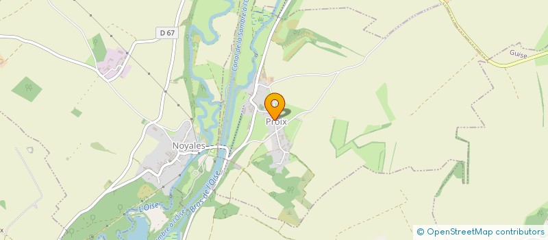 localisation de l'entreprise COMMUNE DE PROIX  PROIX