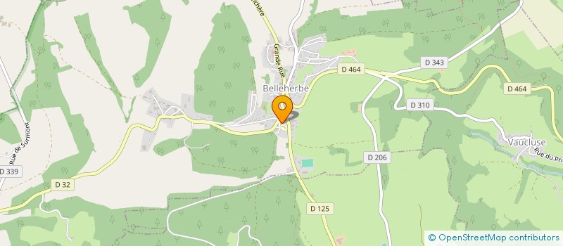 localisation de l'entreprise COMMUNE DE PROVENCHERE  PROVENCHERE