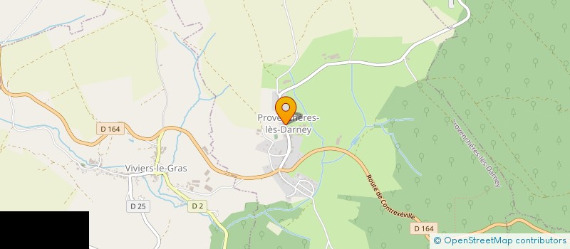 localisation de l'entreprise COMMUNE DE PROVENCHERES LES DARNEY  PROVENCHERES-LES-DARNEY