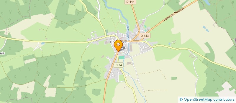 localisation de l'entreprise COMMUNE DE PRUSY  PRUSY