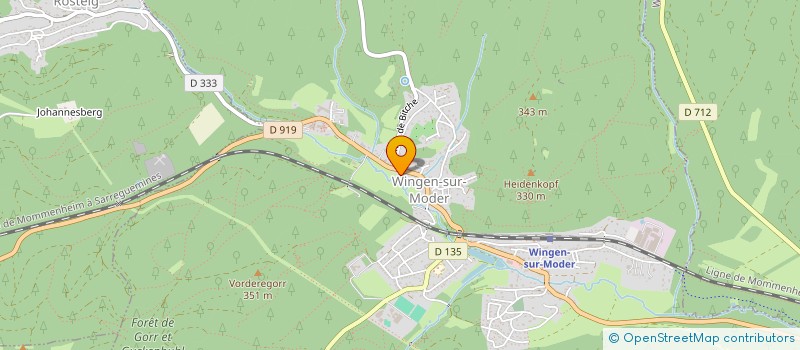 localisation de l'entreprise COMMUNE DE PUBERG  PUBERG