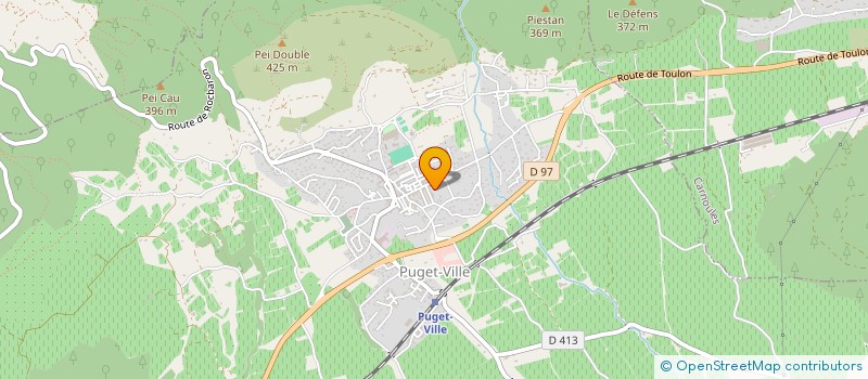 localisation de l'entreprise COMMUNE DE PUGET VILLE  PUGET-VILLE