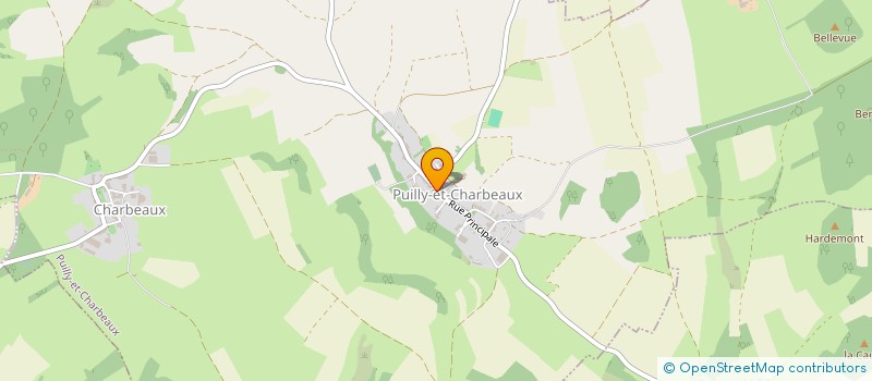 localisation de l'entreprise COMMUNE DE PUILLY ET CHARBEAUX  PUILLY-ET-CHARBEAUX