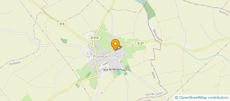 localisation de l'entreprise COMMUNE DE PUISIEUX  PUISIEUX