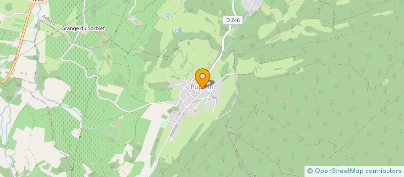 localisation de l'entreprise COMMUNE DE PUPILLIN  PUPILLIN