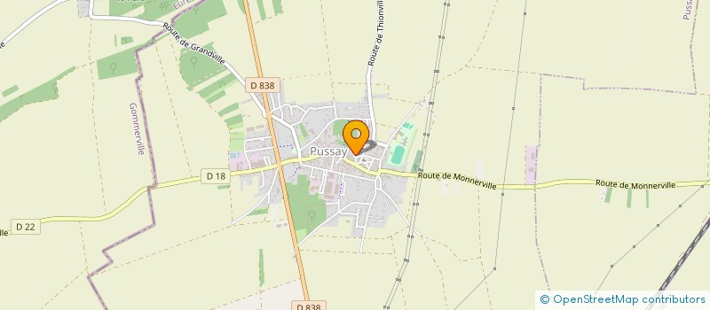 localisation de l'entreprise COMMUNE DE PUSSAY à PUSSAY